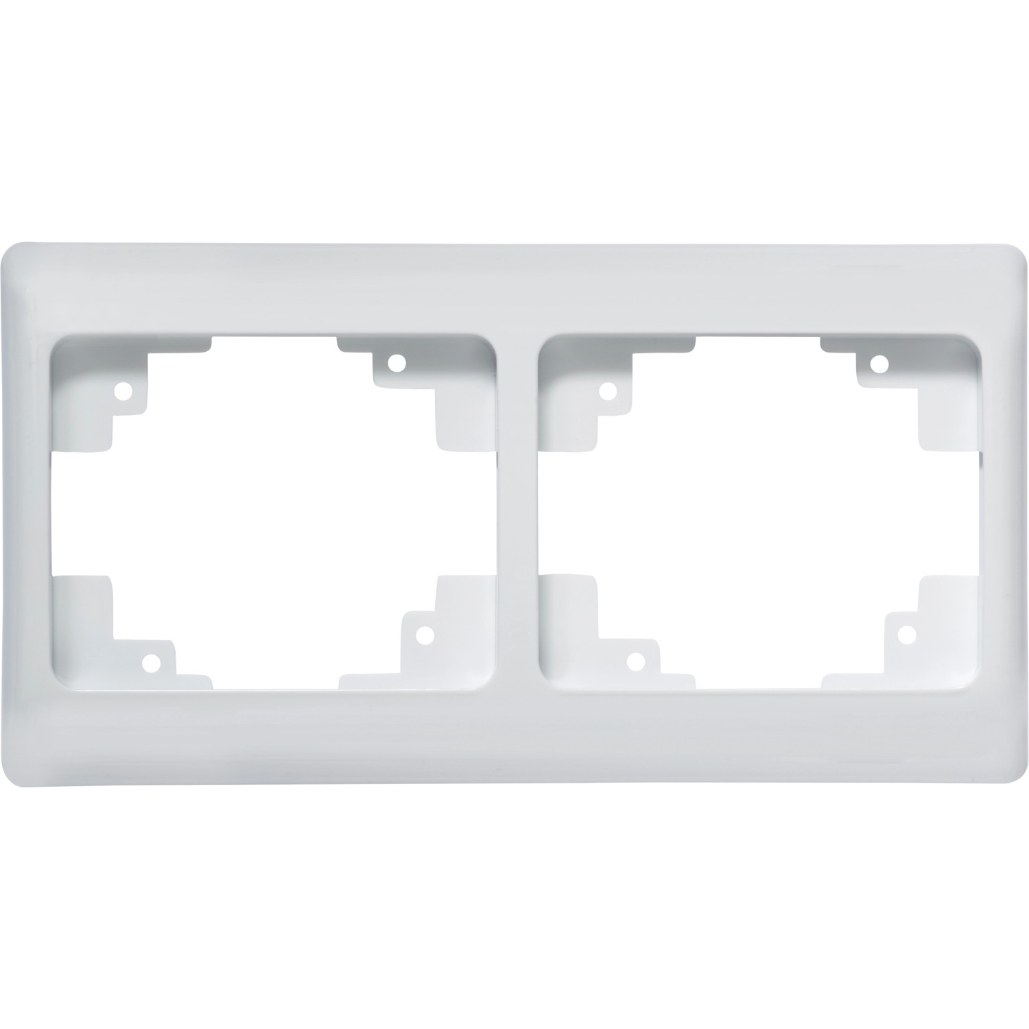 OBI Krycí rámeček Rea dvojitý polárně bílý vodorovný