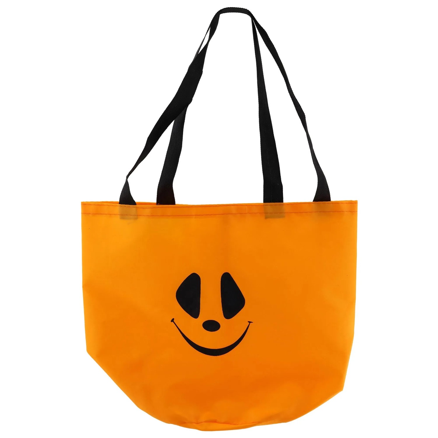 Plastová halloweenská taška, oranžová, 27 cm
