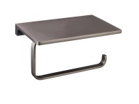 RAV Slezák Držák toaletního papíru s poličkou Nil NLA0403MG, metal grey