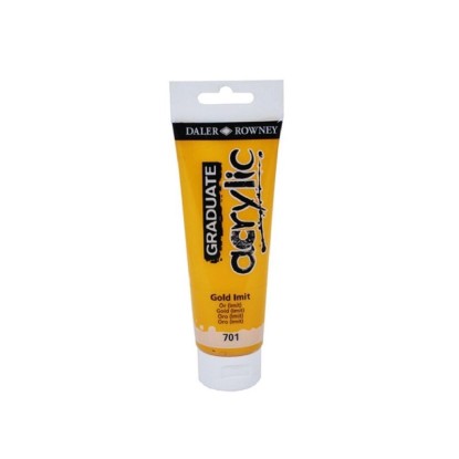 Daler Rowney Akrylová barva GRADUATE zlatá, 120 ml