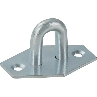 Destička s okem, lehká, pozinkovaná, 45 mm x 31 mm x 2 mm