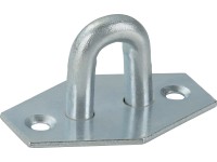 Destička s okem, lehká, pozinkovaná, 45 mm x 31 mm x 2 mm