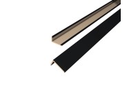 Egger Rohová lišta pro stěnový panel DecoWall WL537 černá 2,4 m