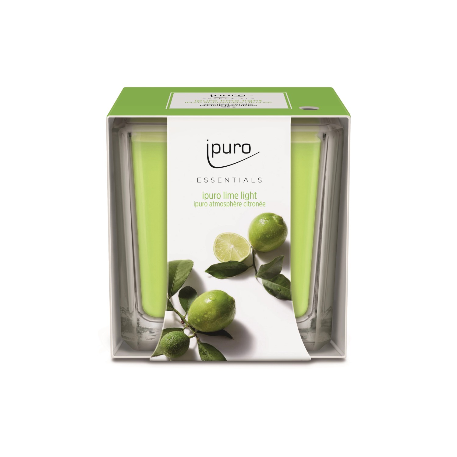 ipuro Essentials Lime Light vonná svíčka 125 g