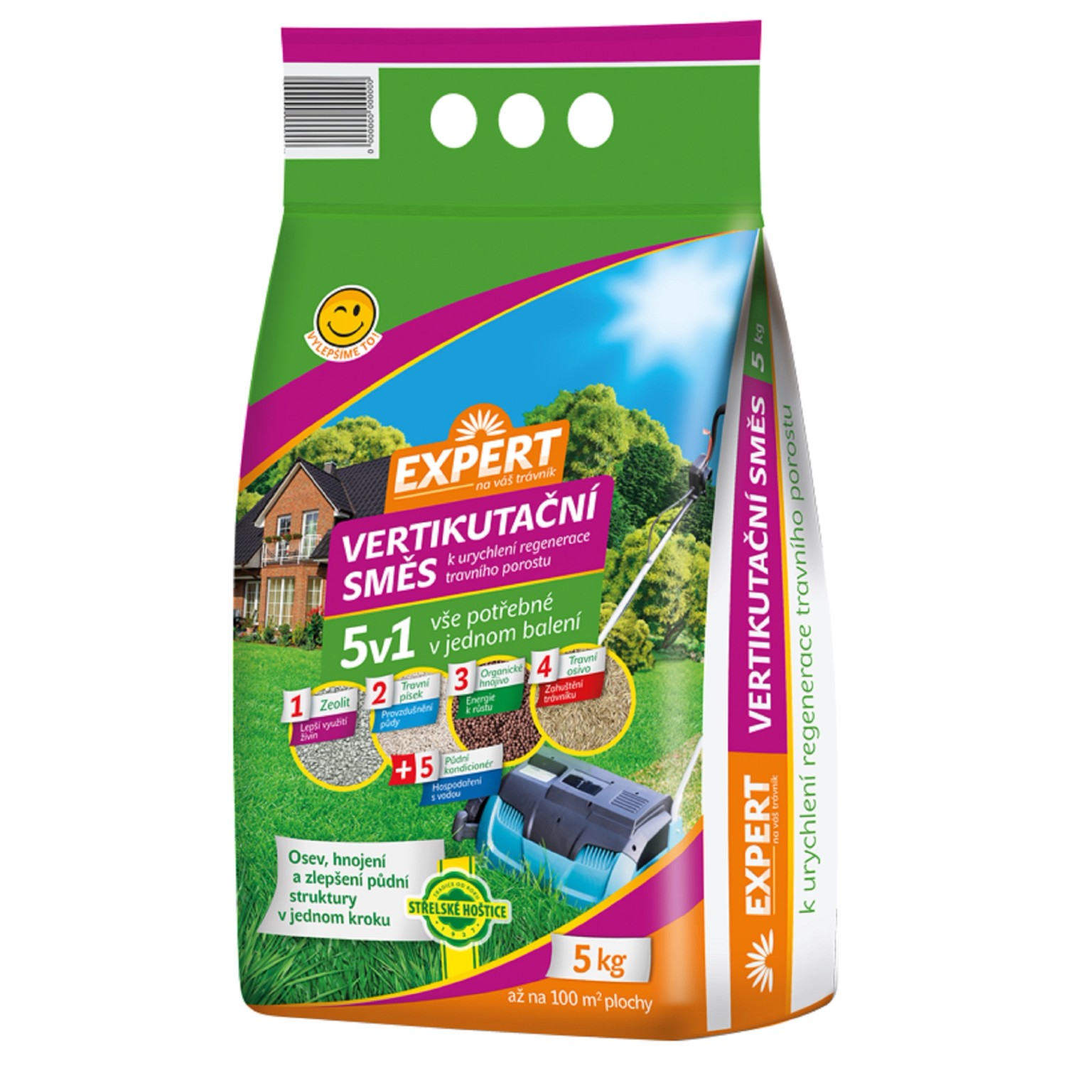 Expert Vertikutační směs 5v1, 5 kg