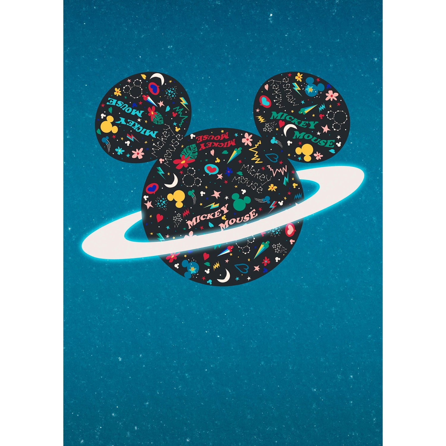 Komar Vliesová fototapeta Planet Mickey 200 x 280 cm