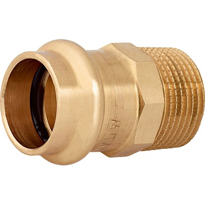 Přechodová vsuvka červený bronz, pr. 22 mm x 26,4 mm (R 3/4), 1 ks