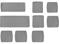 Sada potahů na polstry a polštáře pro sestavu zahradního nábytku Moonbeam