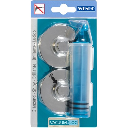 Wenko Vacuum-Loc adaptéry lesklé pro Prem.+Classic+Style
