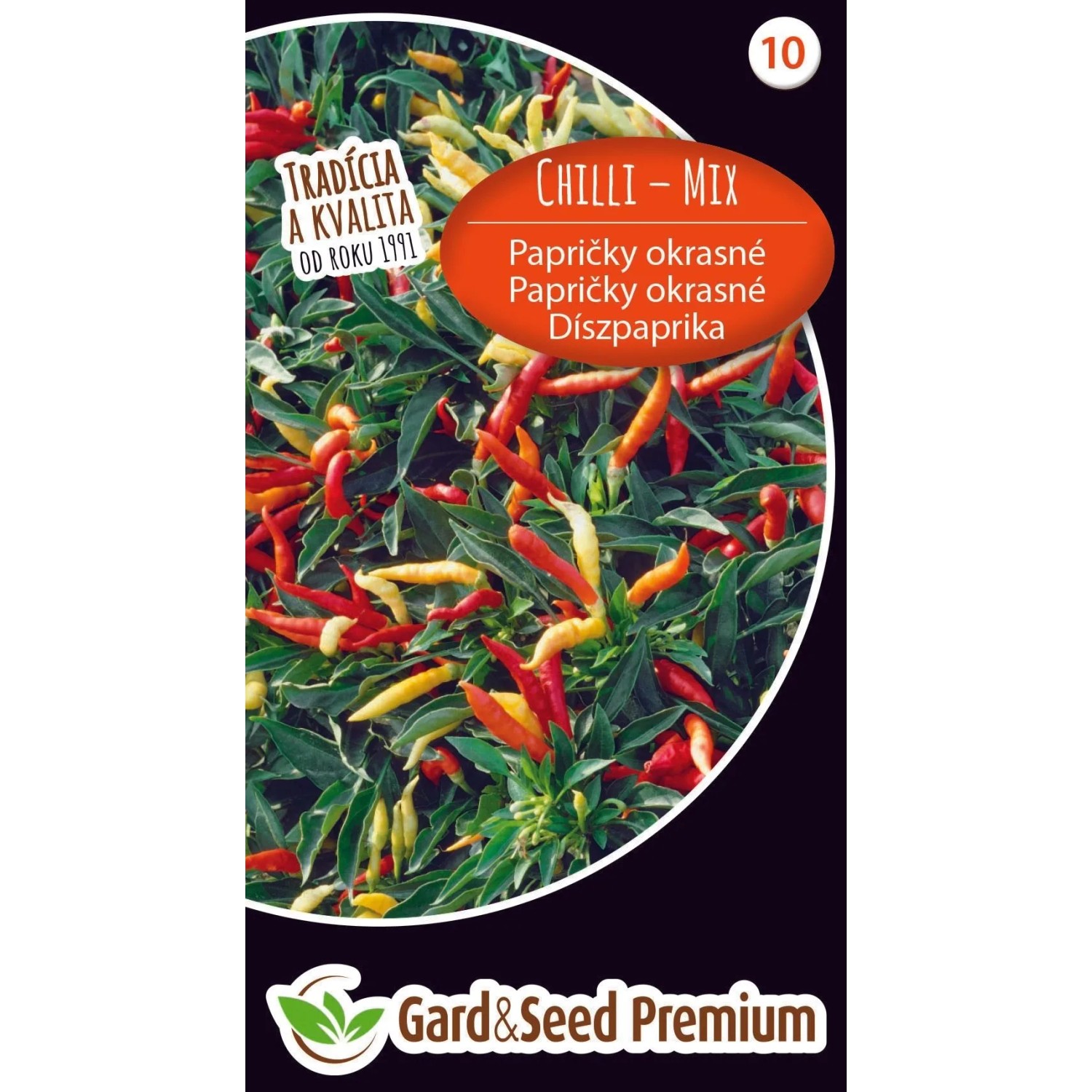 GardenSeed Premium Semínka Papričky okrasné Chilli - Mix
