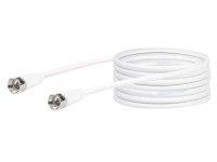 Schwaiger Propojovací kabel SAT, 75dBm, 1,5 m, bílý