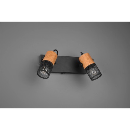 Trio 2bodové svítidlo Tosh černé