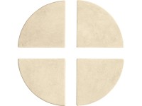 Podložky pod květináč 7 cm x 7 cm pískové 4dílná sada