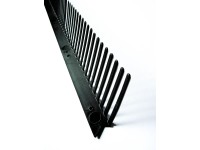 COVERNIT Ventilační ochranná mřížka, černá, 1 m