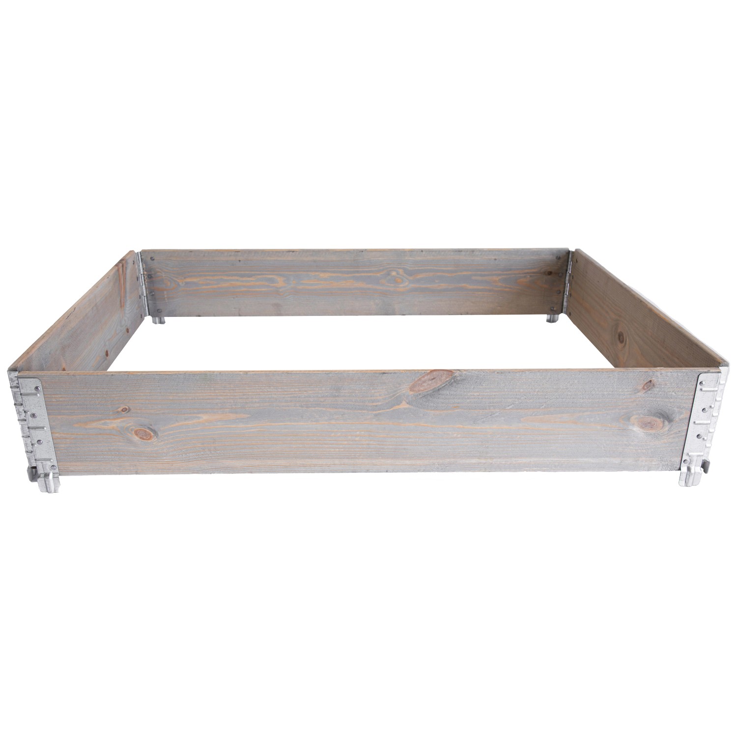 UPYARD Dřevěný vyvýšený záhon GardenBox ECO, šedá, 120 x 80 x 19,5 cm