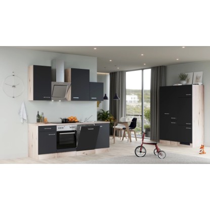 Flex-Well Kuchyně Lara 360 cm/typ 2 - lednice/trouba/varná deska/myčka/digestoř