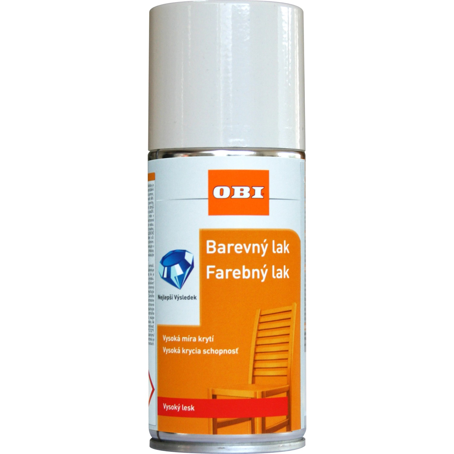 OBI Lak ve spreji vysoce lesklý RAL 9001 krémová 150 ml