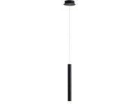 Just Light. Závěsné LED svítidlo Bruno, 3000K, 550lm, černá, pr. 12 x 120 cm