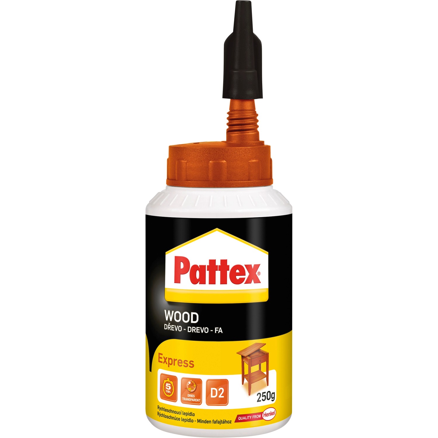 Lepidlo Pattex Wood Express, 250 g