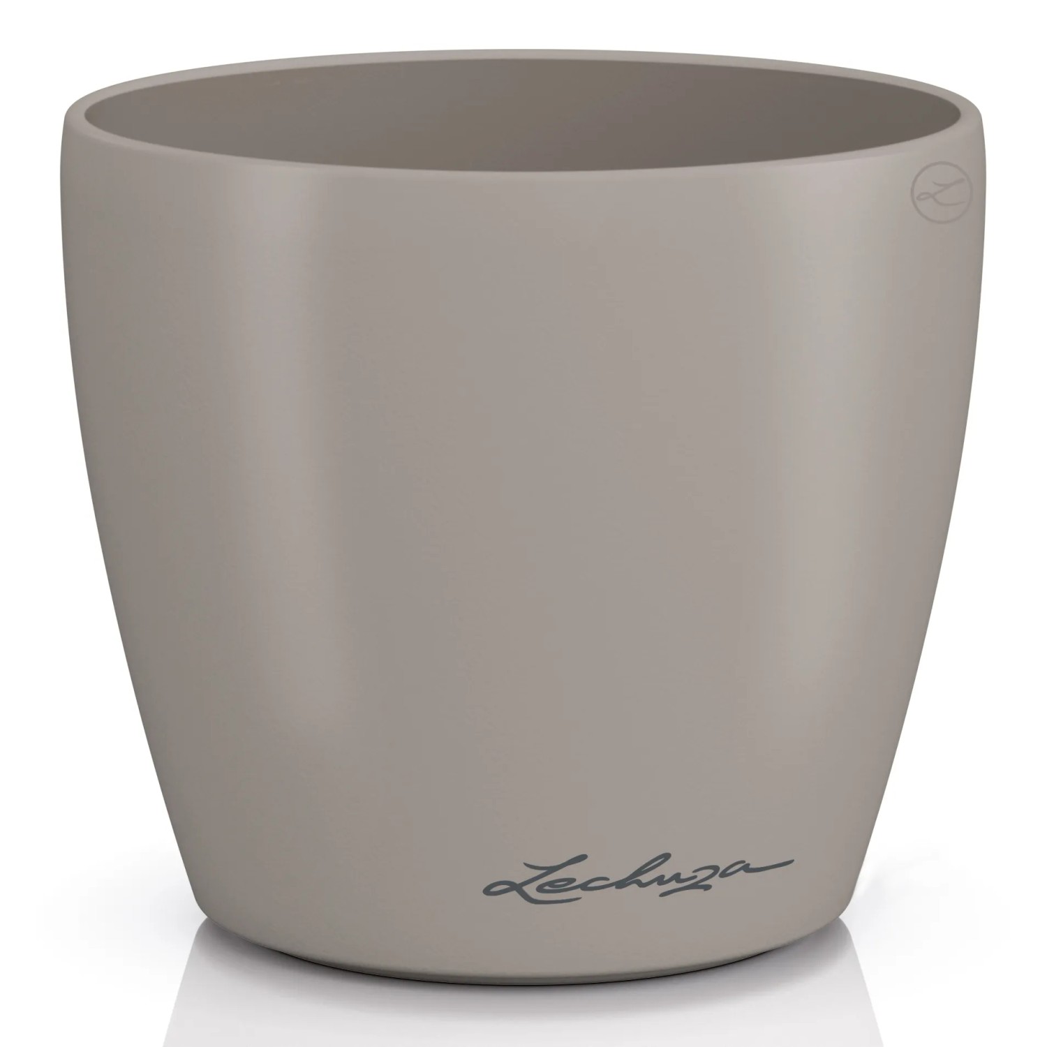 Lechuza Květináč CLASSICO Color SINGLE 10 písková hnědá pr. 11 x 10 cm