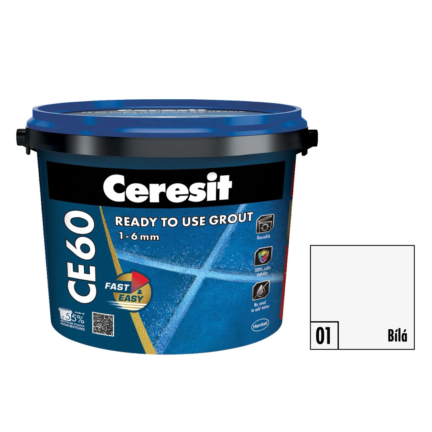 Ceresit CE 60 spárovací hmota bílá 2 kg CE60201