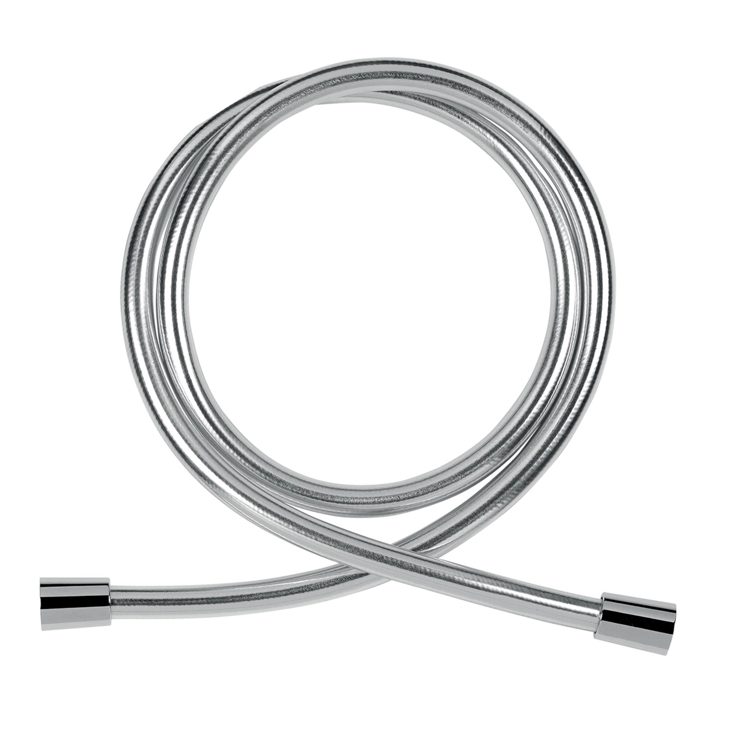 Novaservis Sprchová hadice NOVAFLEX/150,0 plastová, antitwist, stříbrná, 150 cm