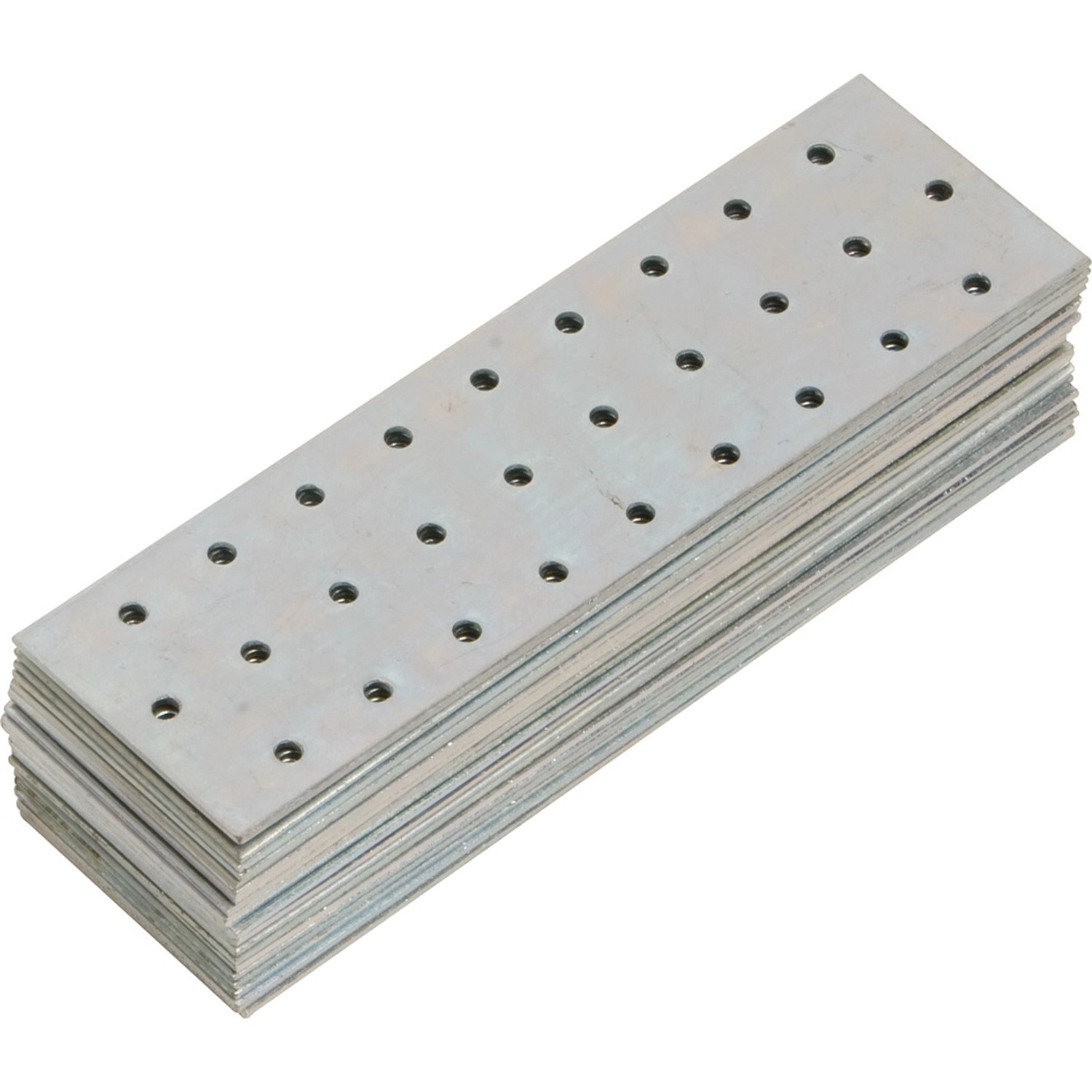 Plochá spojka bílá pozinkovaná 200 mm x 60 mm, 20 ks