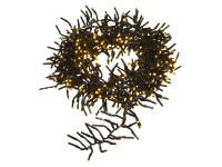 VLC LED světelný řetěz 1152x LED teplá bílá, IP44, černý, 11,2 m