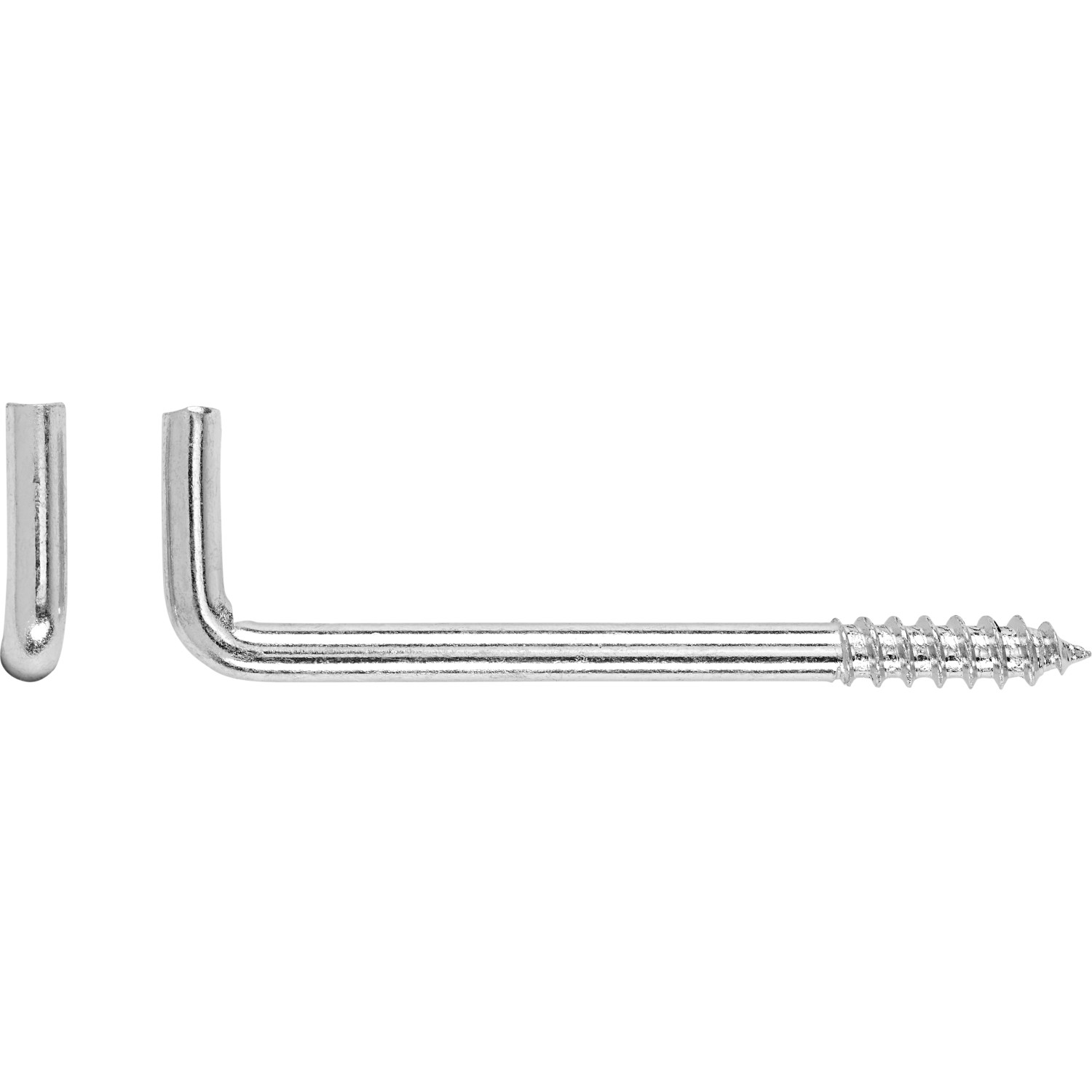 Šroubovací hák pozinkovaný rovný, pr. 3,8 x 50 mm, 6 ks