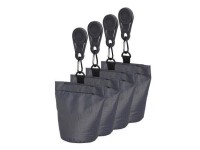 Vaky na napnutí ochranného krytu na zahradní nábytek, 4 ks