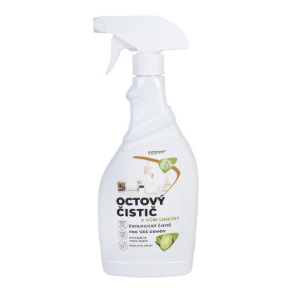 KITTFORT Octový čistič s vůní limetky rozprašovač, 500 ml