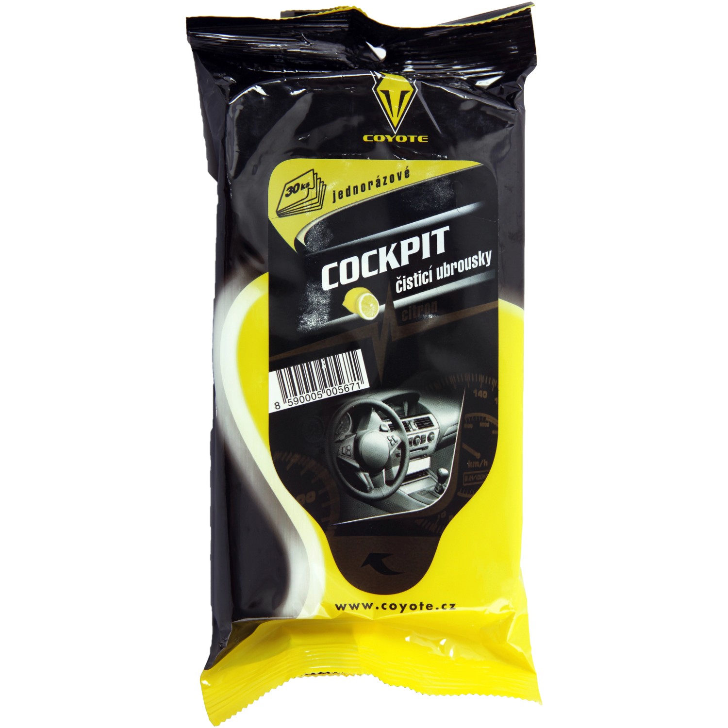 Coyote ubrousky cockpit citron 30 ks