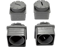 Krytky na nožičky pro zahradní křeslo Bonlee, 4 ks