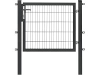Floraworld Jednokřídlá branka Premium dvojitá výplň antracitová 100 x 100 cm