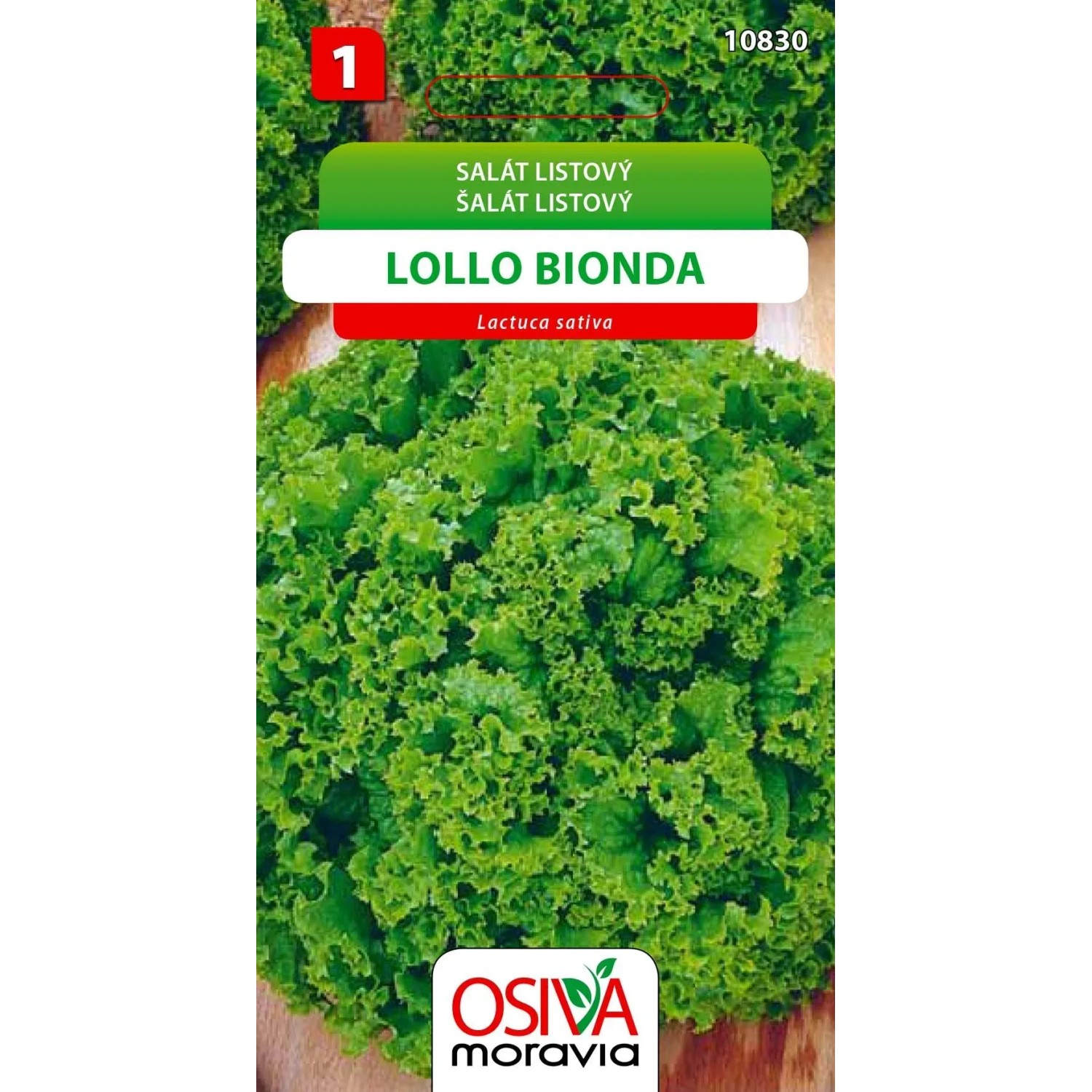 Semínka Salát listový Lollo Bionda (Lactusa sativa)