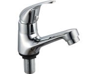 Stojánková baterie na studenou vodu, chromovaná