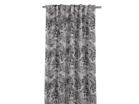 Sehlbach Závěs se skrytými poutky, botanický potisk, 245 x 135 cm