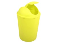 MSV Odpadkový koš s výklopným víkem Ako, pistáciová, 5,5 l