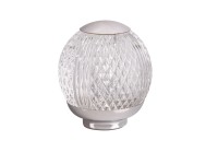 KingBerry Stolní LED lampička CRYSTAL, RBG, pr. 11 x 11,5 cm