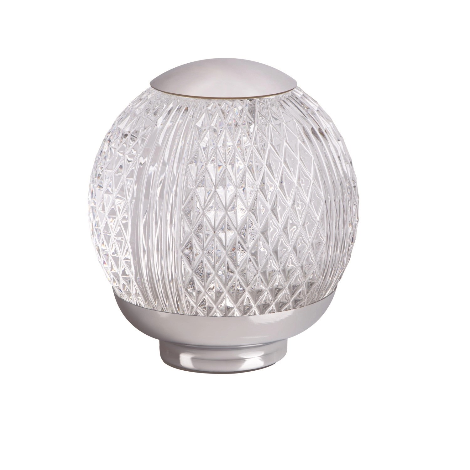 KingBerry Stolní LED lampička CRYSTAL, RBG, pr. 11 x 11,5 cm