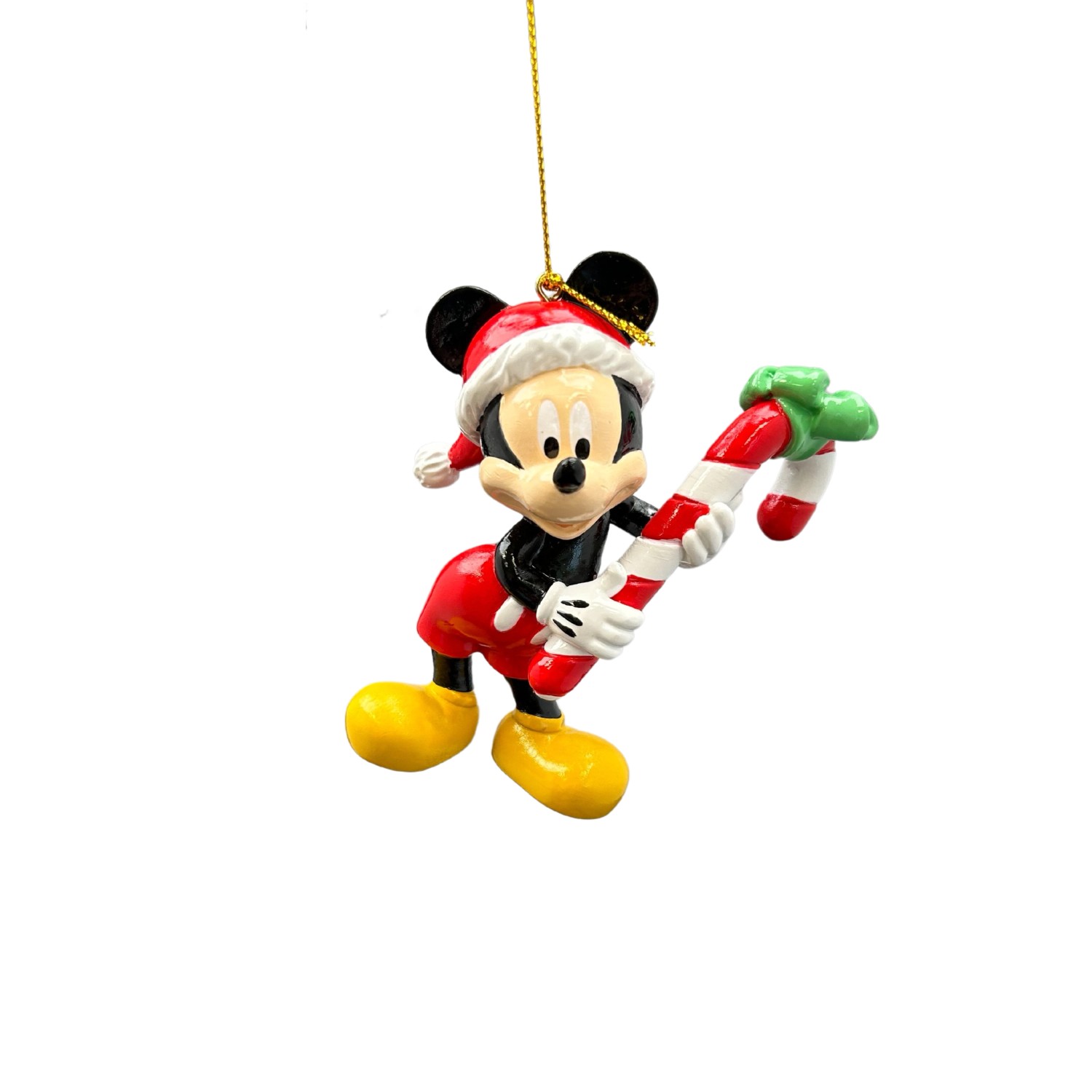 Disney Vánoční ozdoba Mickey&Friends Mickey s cukrovou holí 9 cm