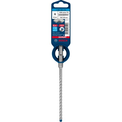Bosch Vrták do betonu Expert SDS PLUS-7X pr. 6 x 100/165 mm