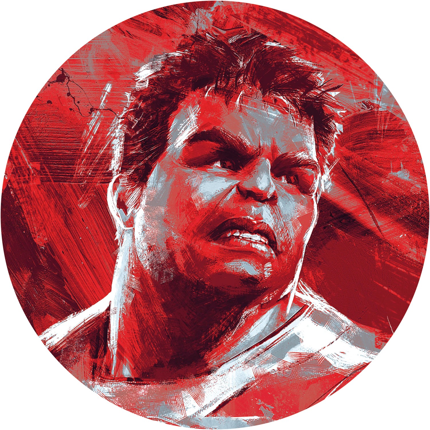 Komar Samolepicí vliesová fototapeta Dot Avengers Painting Hulk pr. 125 cm