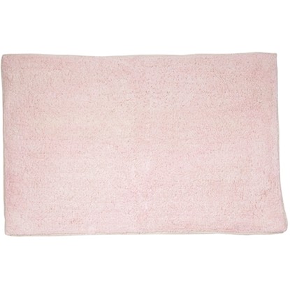 Koupelnová předložka Luanda z bavlny pastelová růžová 70 x 45 cm