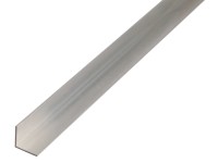 Tenkostěnný profil úhelník rovnoramenný přírodní 20 mm x 20 mm x 2600 mm