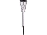 OBI Solární svítidlo s trnem s rýhovaným sklem z nerezové oceli