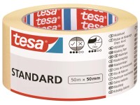 tesa Maskovací páska Standard, žlutá, 50 m x 50 mm tesa Maskovací páska Standard, žlutá, 50 m x 50 mm
