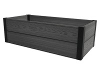 KETER Vyvýšený záhon Maple Trough šedý 32 x 106 x 50 cm