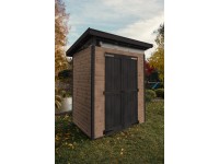 Upyard Dřevěný domek na nářadí Strongbox M vč. základů hnědá 163 x 127 cm