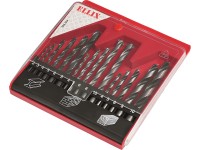 Sada vrtáků na dřevo, kámen a kov, 16dílná